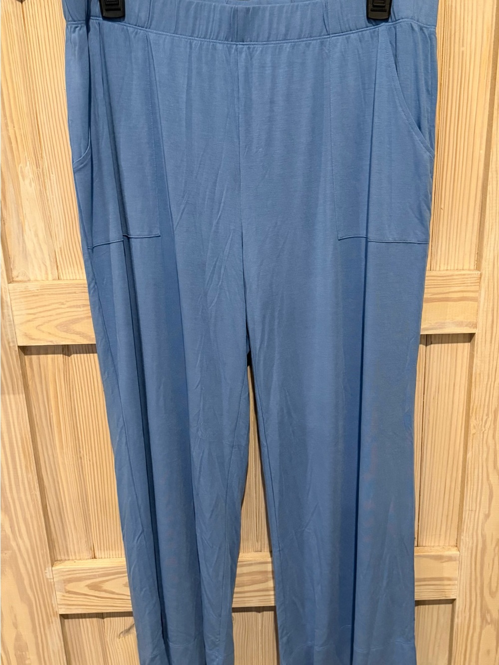 Modern Soul Wide-Leg Pants in Slate Blue